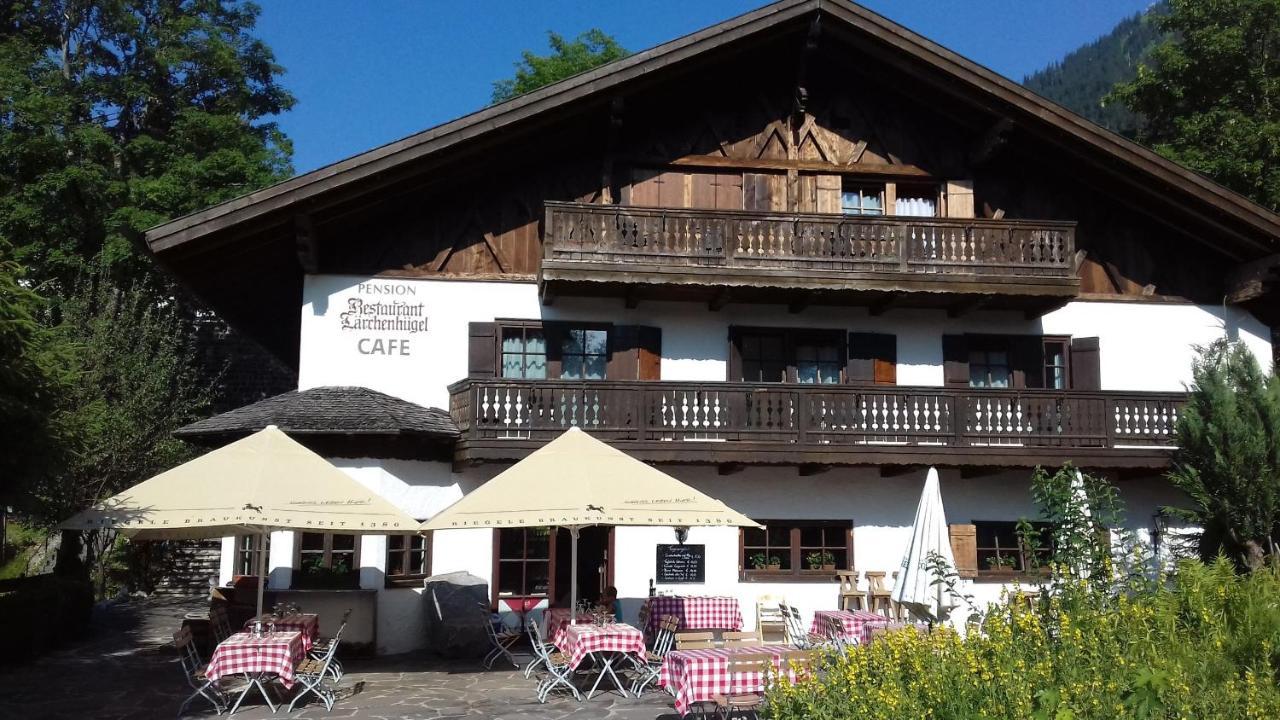 Landhotel Lärchenhügel Oberammergau Exterior foto